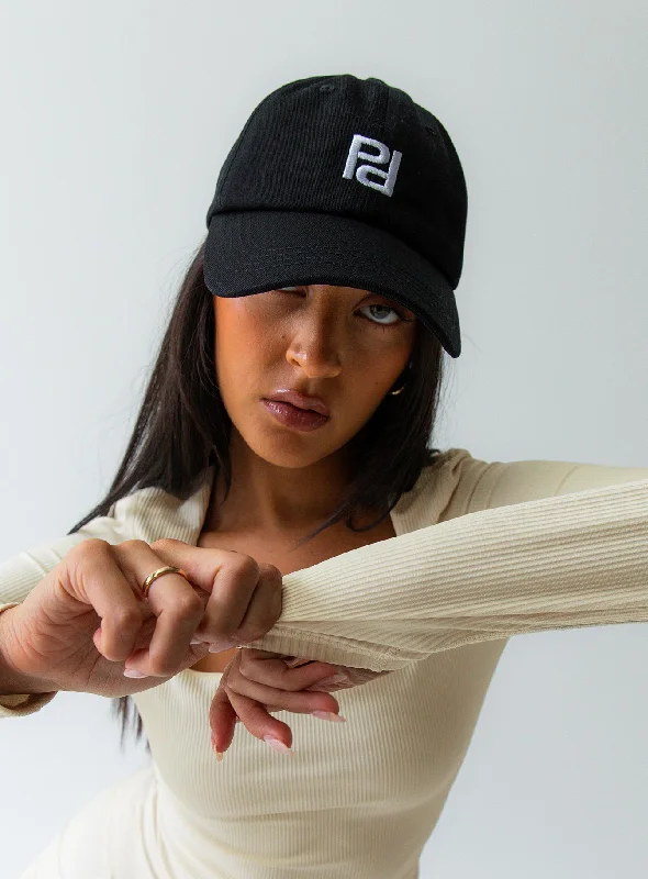 Time To Run Activewear Cap Black