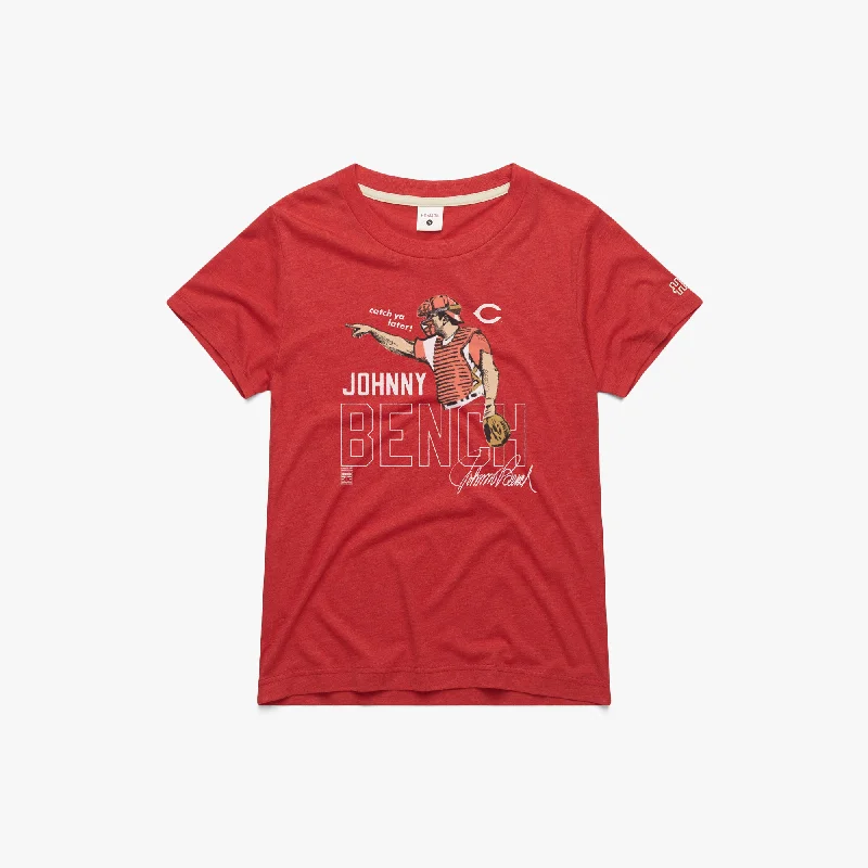 Women's Johnny Bench Reds