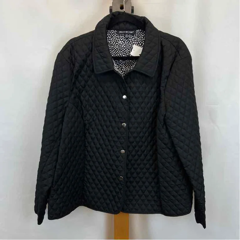 Briggs New York Women's Size XXL Black Quilted Jacket