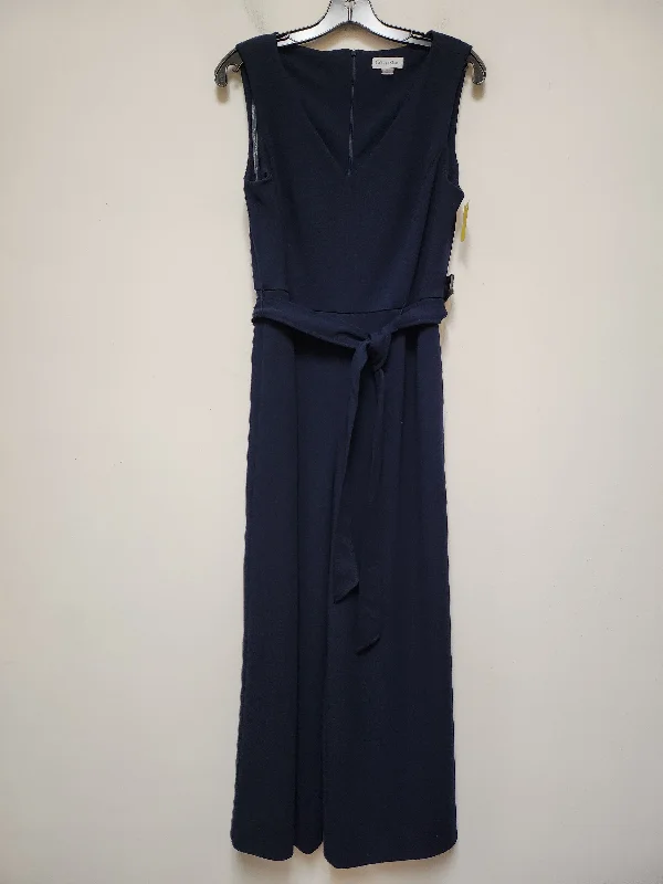 Jumpsuit By Calvin Klein In Navy, Size: L