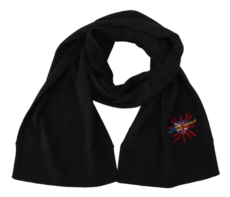 Dolce & Gabbana Elegant  Wool Scarf Women's Wrap