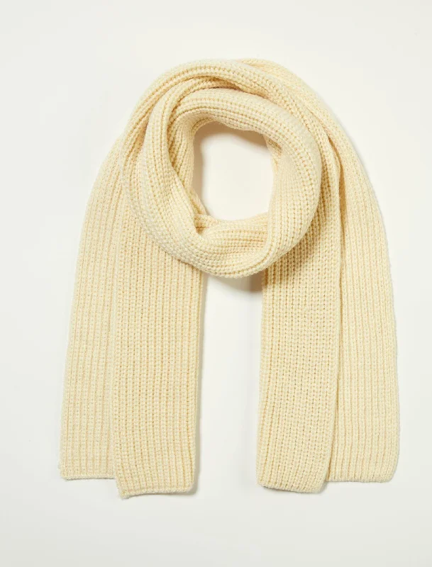 Lucky Brand Wool Rib Knit Scarf